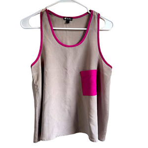 LILY WHITE Silky Pocket Tank